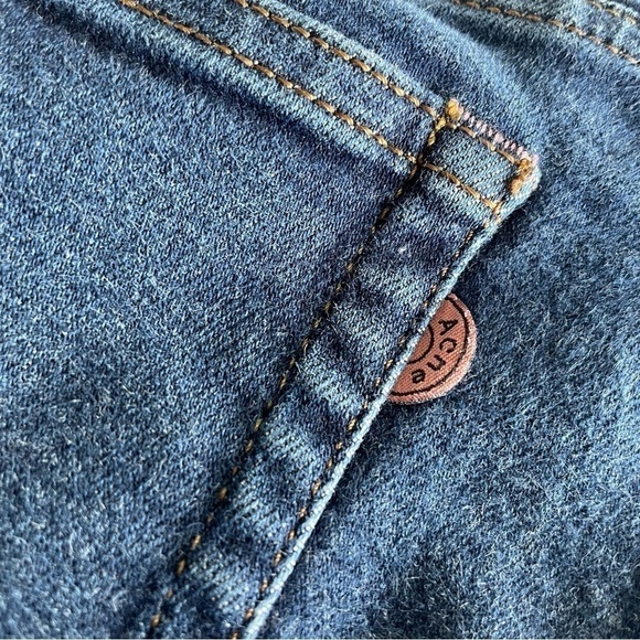 [25] Acne Studios Bla Konst Climb Dark Blue Denim Straight Leg Jean - Picture 9 of 12